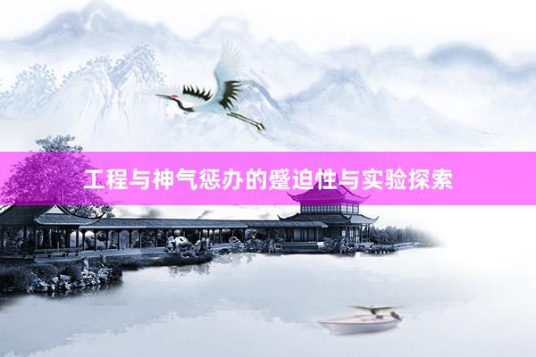 工程与神气惩办的蹙迫性与实验探索